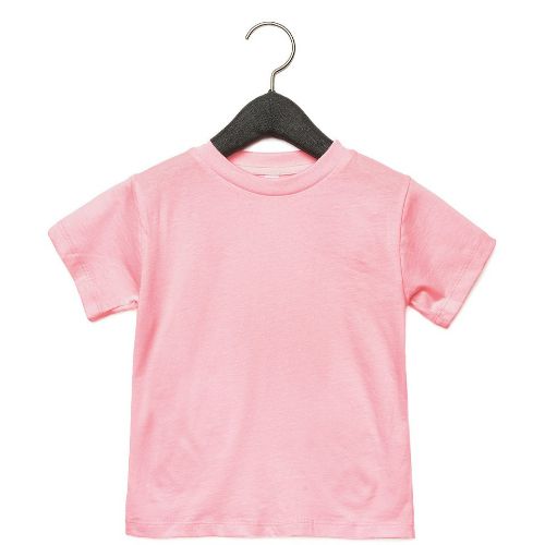 Bella Canvas Toddler Jersey Short Sleeve Tee Pink